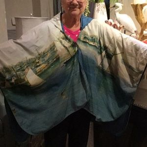 Spring rain cape!